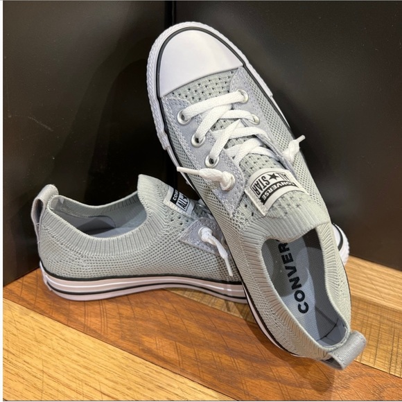 New Converse CTAS Shoreline Grey Sneakers SlipOn - Picture 4 of 4